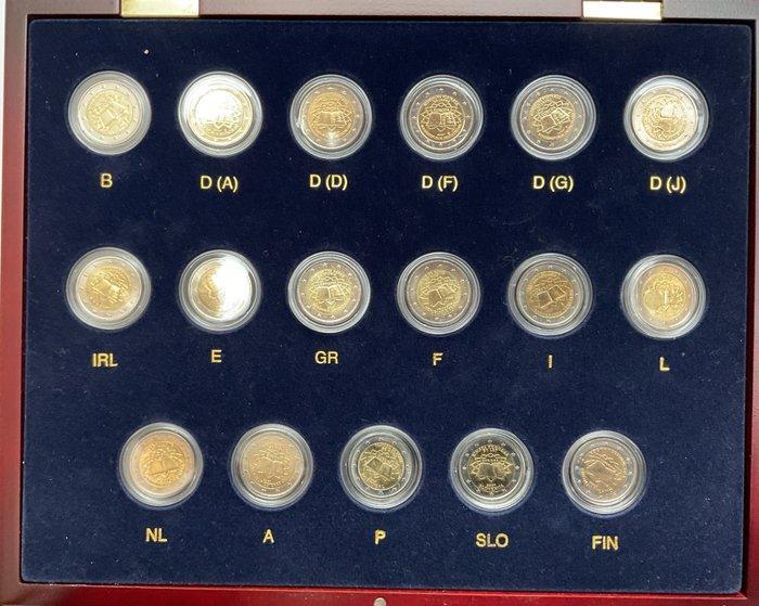 Europa. 2 Euro 2007 Verdrag van Rome (17 stuks) (Zonder, Postzegels en Munten, Munten | Europa | Euromunten