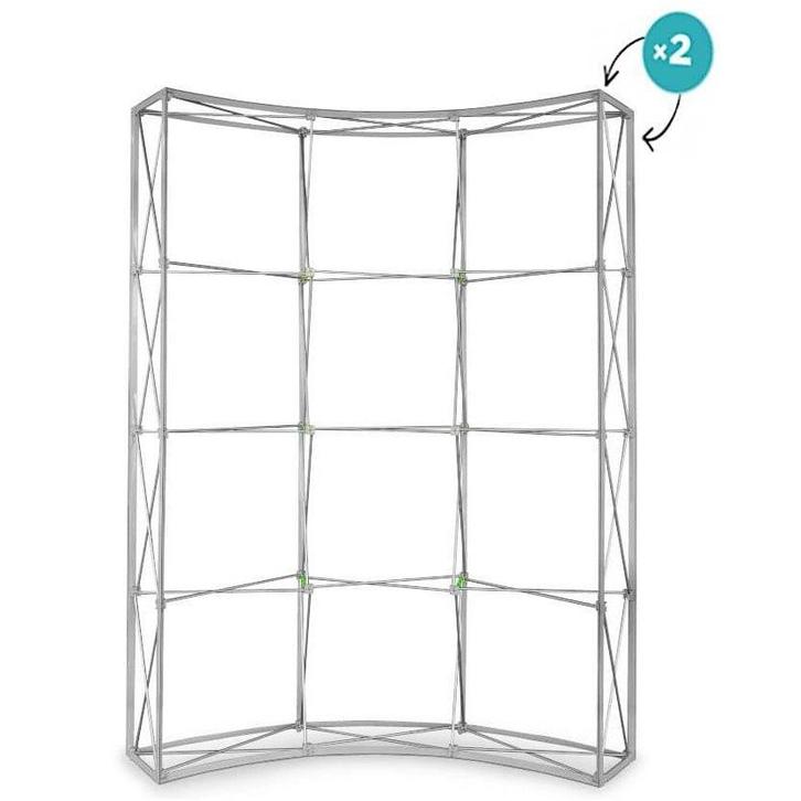 Beurswand | PRESTON ARC | Opvouwbaar | Dubbelzijdig | Incl., Zakelijke goederen, Horeca | Keukenapparatuur, Nieuw in verpakking