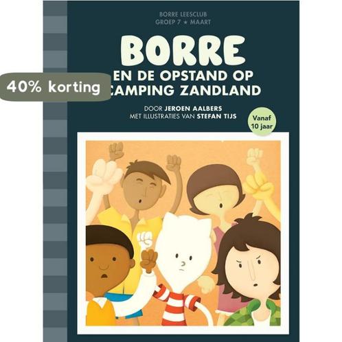 De Gestreepte Boekjes -  Borre en de opstand op camping, Boeken, Kinderboeken | Kleuters, Zo goed als nieuw, Verzenden