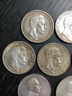 Duitsland, Pruisen Wilhelm II. 3 Mark 7x 1908/1914 (Zonder