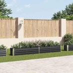 vidaXL Plantenbak verhoogd 320x40x45 cm gegalvaniseerd staal, Tuin en Terras, Verzenden, Nieuw