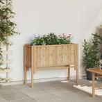 vidaXL Verhoogd bed Bruin 90 x 35 x 70 cm Bamboe, Tuin en Terras, Verzenden, Nieuw