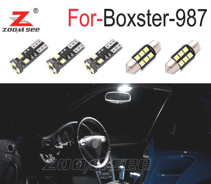 Kit 16 Ampoules Led Intérieur Pour Porsche Boxster 987 Base, Auto-onderdelen, Verlichting, Verzenden