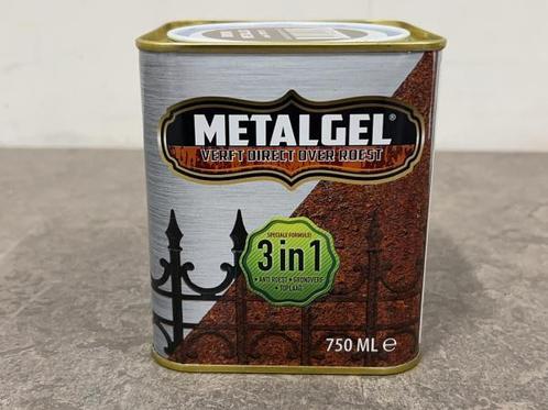Veiling - 6x Metagel 3-in-1 brons metallic 750ml, Doe-het-zelf en Bouw, Verf, Beits en Lak, Nieuw