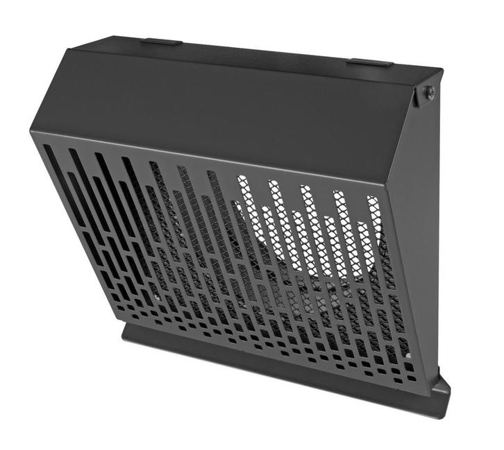 Whisper Luxe Design Gevelkap 100mm - AFVOER - GRAFIETGRIJS, Doe-het-zelf en Bouw, Ventilatie en Afzuiging, Nieuw, Verzenden