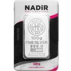 100 gram - Zilver - Nadir Metal Rafineri - Silberbarren, Postzegels en Munten