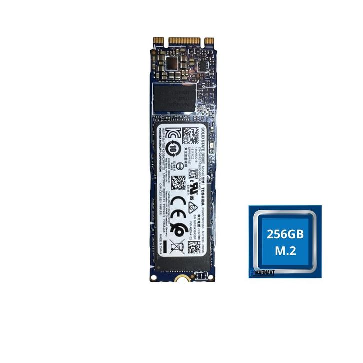 Toshiba SG6 M.2 sata 256GB SSD 80mm, Computers en Software, Harde schijven, Gebruikt, Ophalen of Verzenden