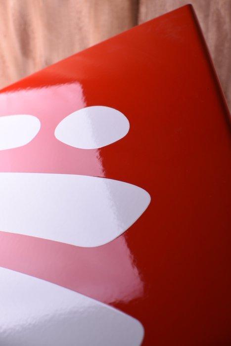 Emaille bord - XL ILLY origineel emaille reclamebord; mooi, Antiek en Kunst, Antiek | Wandborden en Tegels