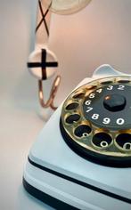 Tafellamp - Koper, Metaal, Plastic - Telefoonlamp uit de, Antiek en Kunst