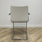 Casala Onyx II vergaderstoel / sledestoel,  wit/taupe -, Huis en Inrichting, Gebruikt, Eén