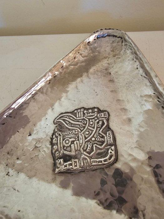 Serveerschaal - .925 zilver - Mexicaans sterlingzilver, Antiek en Kunst, Antiek | Keukengerei