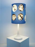 Vintage table lamp/shadow Fornasetti fabric - Tafellamp - .