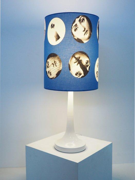 Vintage table lamp/shadow Fornasetti fabric - Tafellamp - ., Antiek en Kunst, Antiek | Meubels | Stoelen en Sofa's