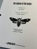 The Silence of the Lambs (1991) - Shooting Script - Orion, Nieuw
