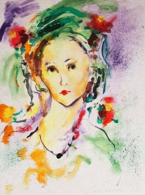 Ernesto Treccani (1920-2009) - Senza titolo, Antiek en Kunst, Kunst | Schilderijen | Modern