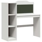 vidaXL Krijtbord Bureau met plank Wit 120 x 45 x 118.5 cm, Verzenden, Nieuw