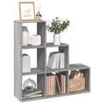 vidaXL Kamerscherm / boekenkast 3-laags 99x29x99 cm hout, Verzenden, Nieuw