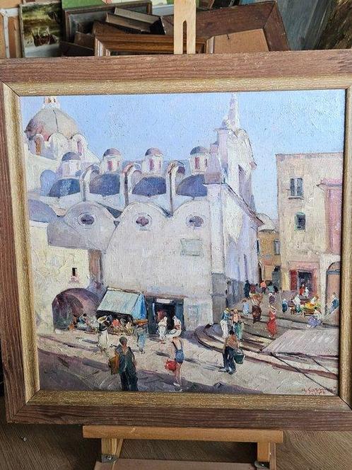 Matteo Sarno (1894-1957) - Schitterend zomers, Antiek en Kunst, Kunst | Schilderijen | Klassiek