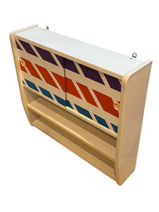 Armoire - Bois, Resopal, Antiquités & Art, Art | Objets design