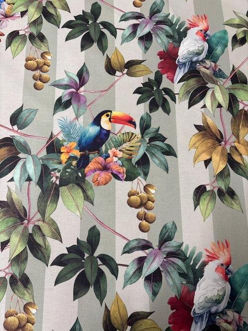 Weefstofknip in Panama 100% katoen OEKO-TEX Tucano Tropicale, Antiek en Kunst, Antiek | Tapijten, Tafelkleden en Textiel