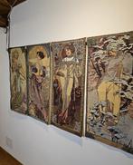 Set van 4 kunstwerken Alfons Mucha Le stagioni - Art