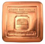 1 kilogram - Copper .999 - Geiger Edelmetalle, Germany - Met, Postzegels en Munten