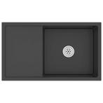 Gootsteen roestvrij staal zwart | Retour Deal | 35% Korting, Verzenden, Nieuw, Zwart, Staal of Inox