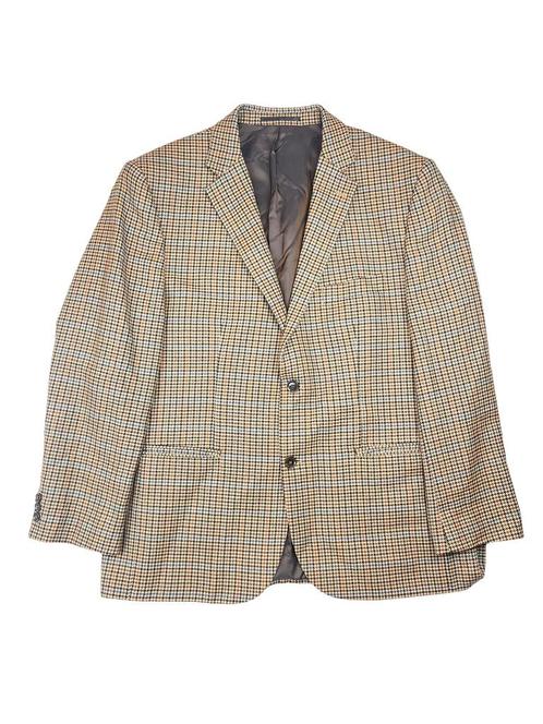 Vintage (heren blazer, 5% kasjmier 95% wol) Maat M, Kleding | Dames, Jasjes, Kostuums en Pakken, Ophalen of Verzenden