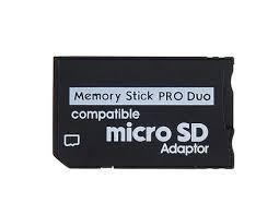 Micro SD Adaptor (PSP Accessoires), Games en Spelcomputers, Spelcomputers | Sony PSP, Zo goed als nieuw, Ophalen of Verzenden
