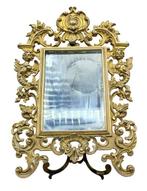 Spiegel - Verguld brons - Lodewijk XV met putti, Antiek en Kunst