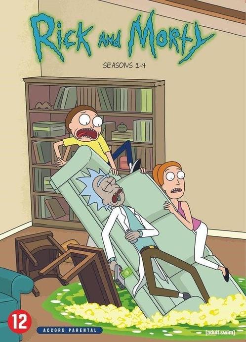 Rick And Morty - Seizoen 1 - 4 (DVD) op DVD, CD & DVD, DVD | Films d'animation & Dessins animés, Envoi