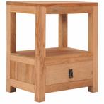 vidaXL Nachtkastje 40x30x50 cm massief teakhout, Verzenden, Nieuw
