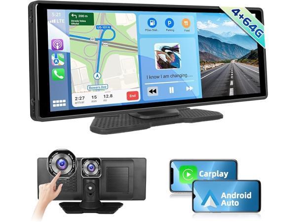 Veiling - Draadloze Apple Carplay en Android autoradio - 10,, Auto diversen, Autoradio's, Gebruikt