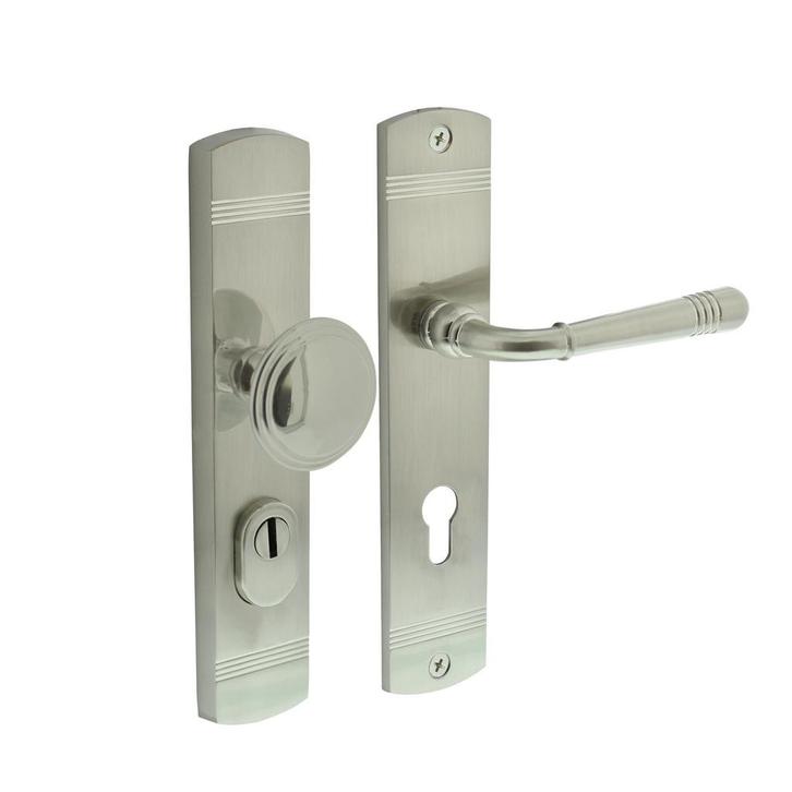 Voordeurbeslag Helena profielcilindergat 72mm met kerntre..., Bricolage & Construction, Serrurerie de bâtiment & Dispositif de fermeture