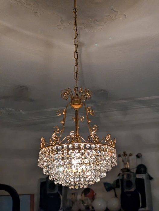 Plafondlamp - Kristal - Stijl Swarovski, Antiek en Kunst, Antiek | Overige Antiek