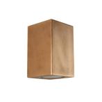 Wandverlichting modern Geo Muurlamp Messing, Tuin en Terras, Buitenverlichting, Verzenden, Nieuw