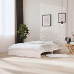 vidaXL Bedframe massief hout wit 160x200 cm, Huis en Inrichting, Slaapkamer | Bedden, Verzenden, Nieuw
