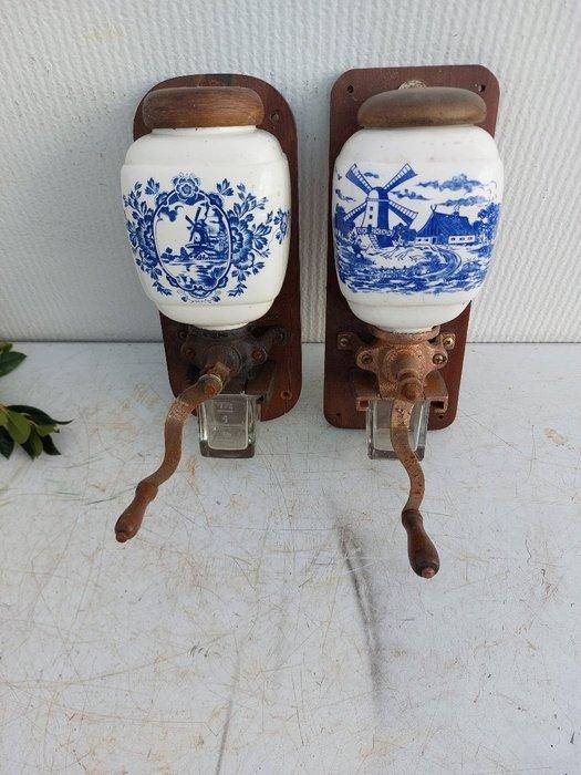 Koffiemolen - Hout, Keramiek, Metaal - Koffiemolens, Antiek en Kunst, Antiek | Keukengerei