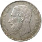België. Leopold II. 5 Francs 1875 (Zonder Minimumprijs)