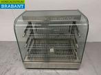 Vitrine chauffante en acier inoxydable 65 cm 230V Horeca, Verzenden