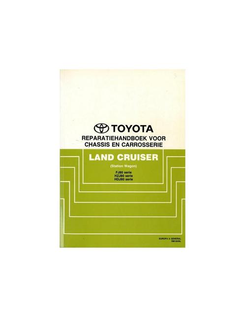 1990 TOYOTA LANDCRUISER STATION WAGON CHASSIS &, Auto diversen, Handleidingen en Instructieboekjes