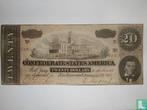 Confederate States of America  20 dollar  1864 - 1864, Postzegels en Munten, Bankbiljetten | Amerika, Verzenden, Los biljet