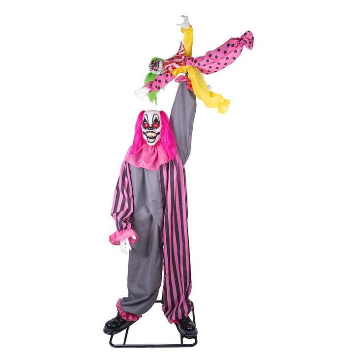Creepy Clown Met Licht Geluid En Beweging 210cm, Kinderen en Baby's, Speelgoed | Poppen