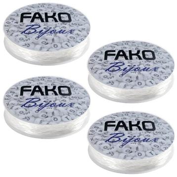 Fako Bijoux® - 4 Rollen Elastisch Nylon Draad - Sieraden beschikbaar voor biedingen