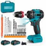 Slagmoersleutel met accu - Slagschroevendraaier - Met 2 Batt, Verzenden, Nieuw