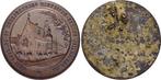 Einseitiger incuser Cu-abschlag der Medaille 1889 Schuetz..., Timbres & Monnaies, Pièces & Médailles, Verzenden