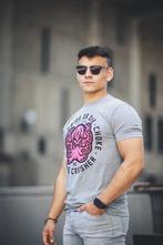 Pride or Die T Shirt Bone Crusher Grijs, Pride or Die, Verzenden, Vechtsport, Grijs