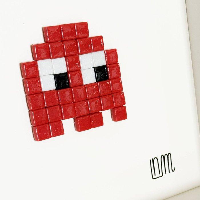 nLm - Fantôme Rouge, Mosaic, Antiek en Kunst, Kunst | Schilderijen | Modern