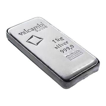 1 kilogram - Zilver .999 - 1 Kilo Valcambi Suisse 999 Fine beschikbaar voor biedingen