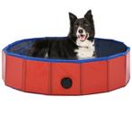 vidaXL Hondenzwembad inklapbaar 80x20 cm PVC rood, Verzenden, Nieuw